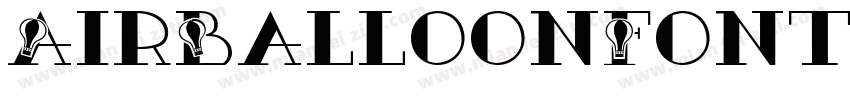 AirBalloonFont Regular字体转换